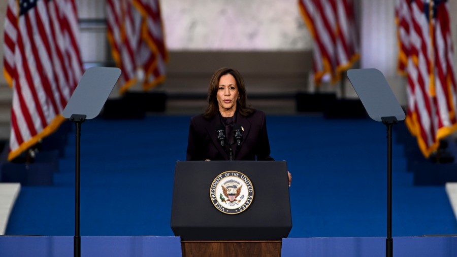 Kamala Harris. (Sumber: Bloomberg)