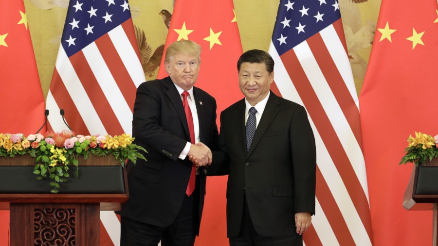 Donald Trump dan Xi Jinping. (Sumber: Bloomberg)