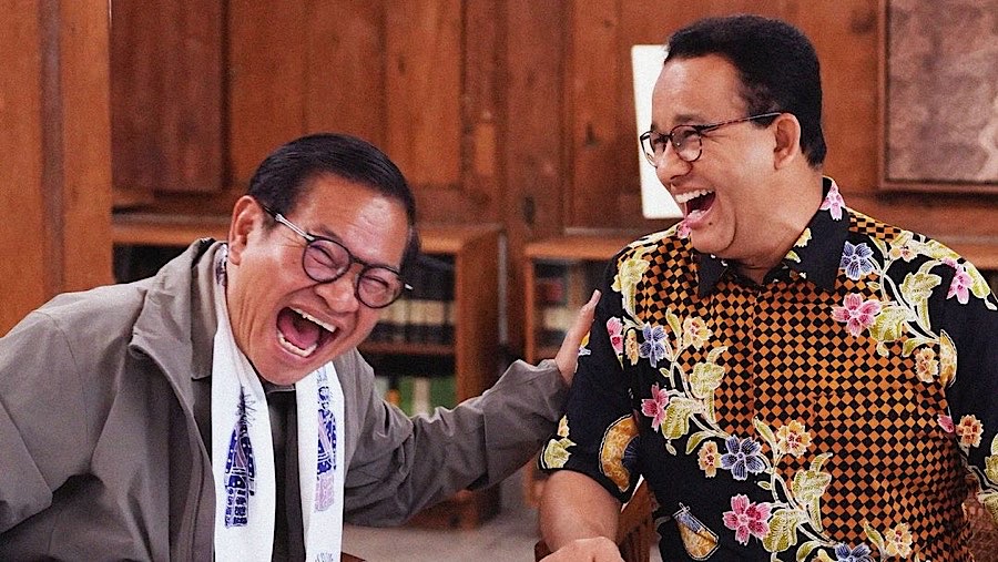 Pasangan calon gubernur Jakarta nomor urut 3, Pramono Anung-Rano Karno, bertemu dengan Anies Baswedan. (Instagram @aniesbaswedan)