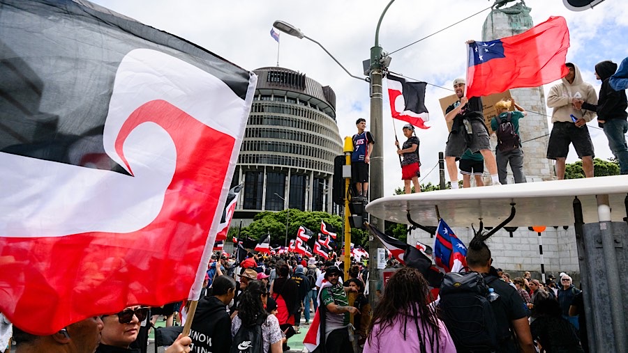 Partai ACT yang beraliran libertarian, berupaya untuk mendefinisikan prinsip-prinsip Perjanjian Waitangi, perjanjian tahun 1840 (Mark Coote/Bloomberg)