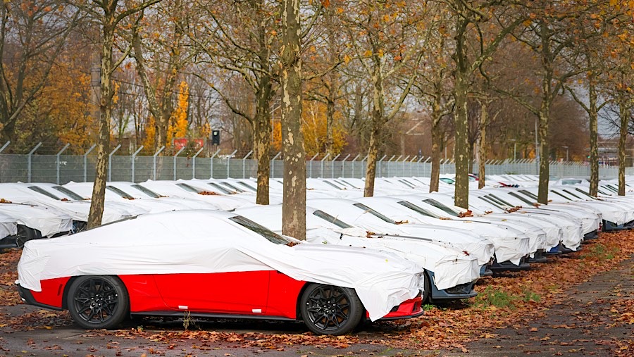 Ford berencana untuk memangkas sekitar 2.900 posisi di Jerman, 800 di Inggris, dan 300 di wilayah lainnya. (Alex Kraus/Bloomberg)