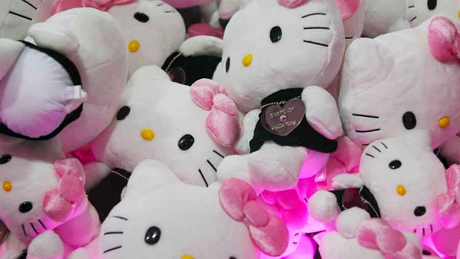 Mainan Hello Kitty (Kimura/Bloomberg)