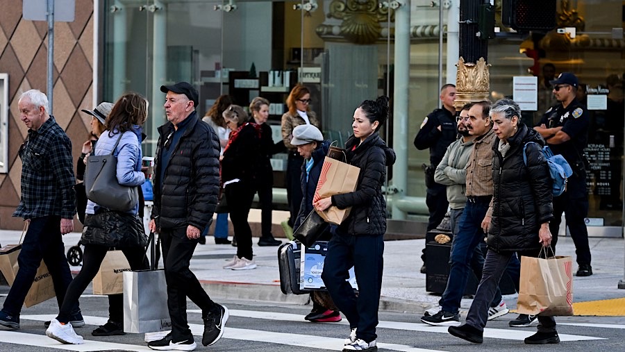 Black Friday dipandang sebagai salah satu barometer untuk pengeluaran konsumen AS. (David Paul Morris/Bloomberg)