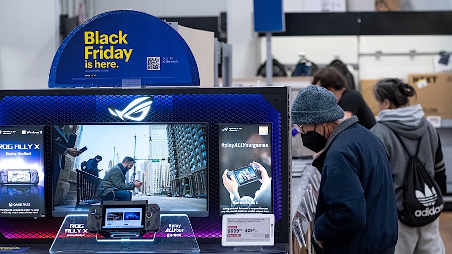 Penjualan Black Friday di Amerika Serikat menunjukkan pertumbuhan yang pesat tahun ini. (David Paul Morris/Bloomberg)