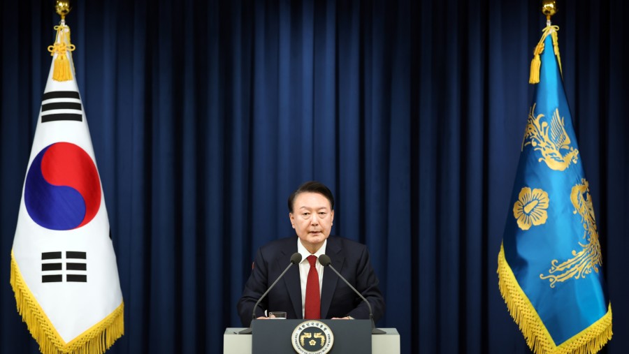 Presiden Korsel Yoon Suk Yeol. (Bloomberg)