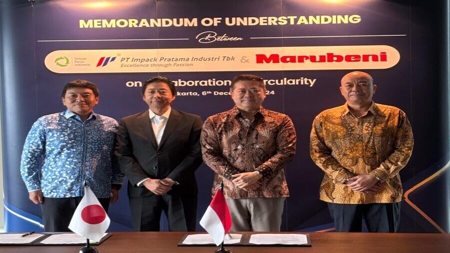 Penandatanganan MoU PT Impack Pratama Industri Tbk (IMPC) bersama Marubeni Corporation.