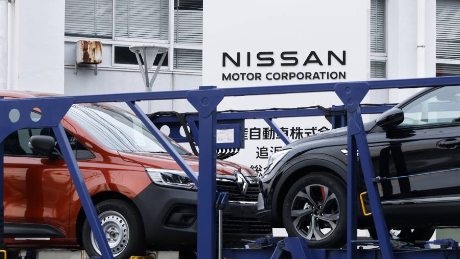 Pabrik Nissan Motor Co di Yokosuka, Prefektur Kanagawa, Jepang. (Kiyoshi Ota/Bloomberg)