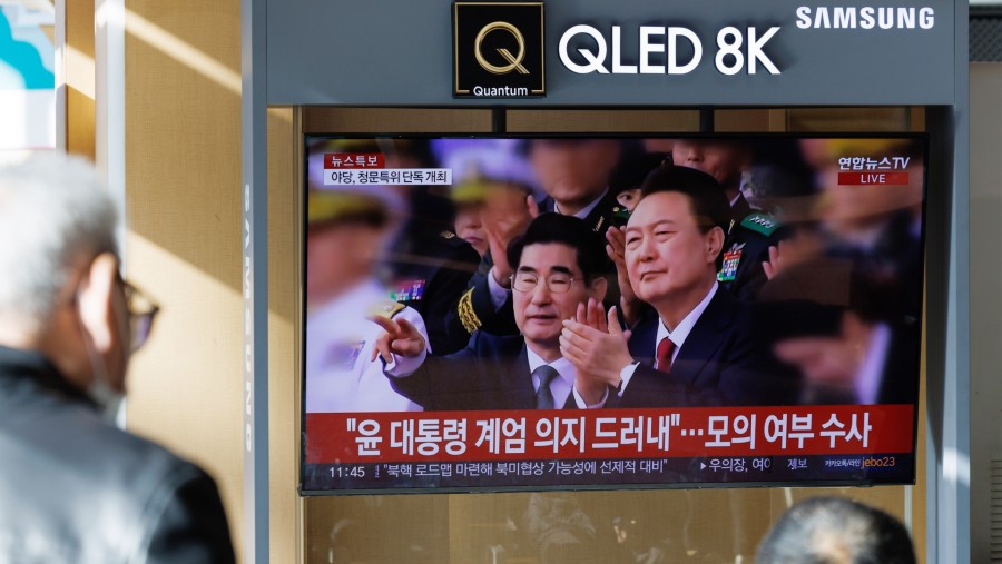 Presiden Korsel Yoon Suk Yeol hadapi pemakzulan. (Seong Joon Cho/Bloomberg)