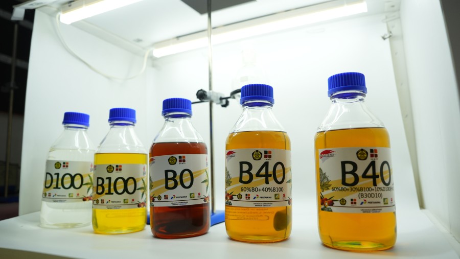 Biodiesel yang dikembangkan Indonesia./Bloomberg-Dimas Ardian