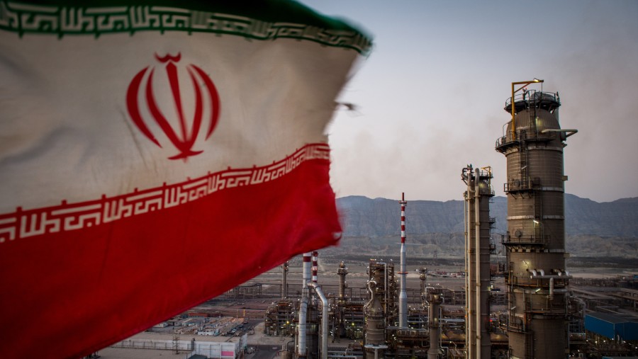 Bendera Iran. (Bloomberg)