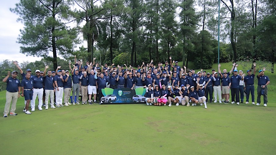 Peserta Bloomberg Technoz Year End Executive Golf Tournament 2024, Jumat (20/12/2024). (Bloomberg Technoz/Andrean Kristianto)