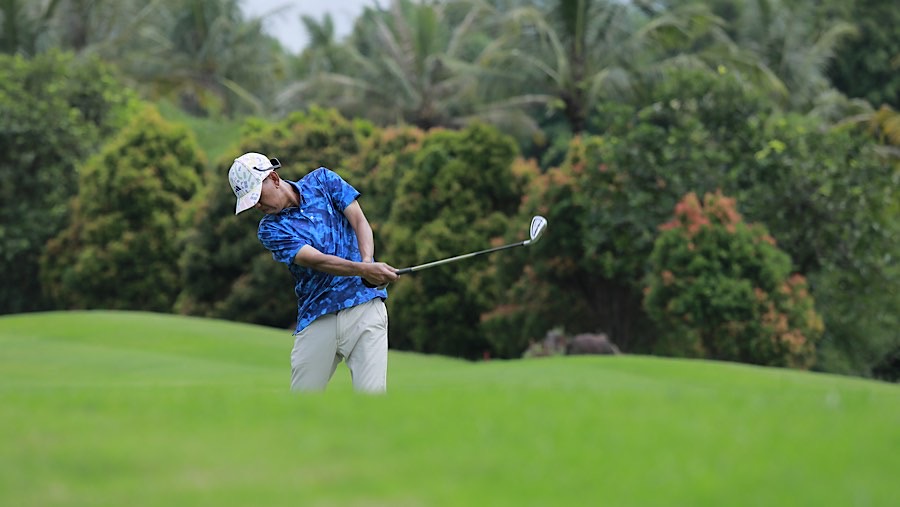 Peserta Bloomberg Technoz Year End Executive Golf Tournament 2024, Jumat (20/12/2024). (Bloomberg Technoz/Andrean Kristianto)