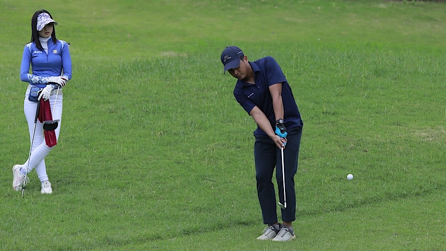 Peserta Bloomberg Technoz Year End Executive Golf Tournament 2024, Jumat (20/12/2024). (Bloomberg Technoz/Andrean Kristianto)