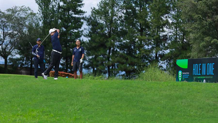 Peserta Bloomberg Technoz Year End Executive Golf Tournament 2024, Jumat (20/12/2024). (Bloomberg Technoz/Andrean Kristianto)