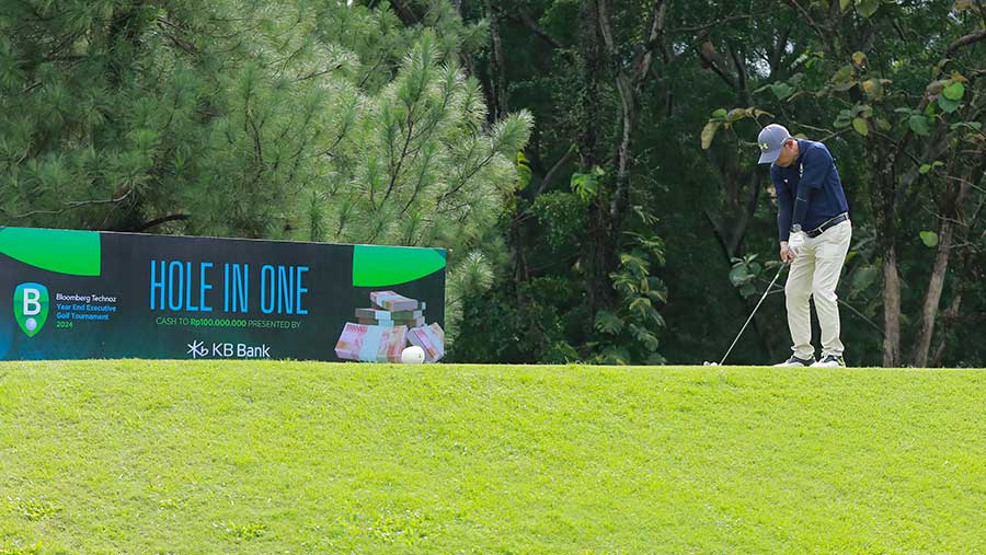 Peserta Bloomberg Technoz Year End Executive Golf Tournament 2024, Jumat (20/12/2024). (Bloomberg Technoz/Andrean Kristianto)