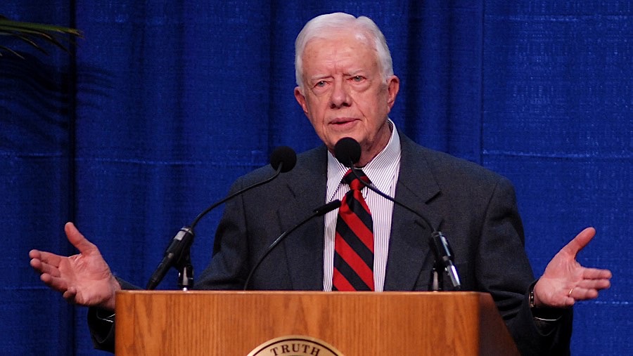 Carter didiagnosis menderita kanker pada 2015. (Neal Hamberg/Bloomberg)