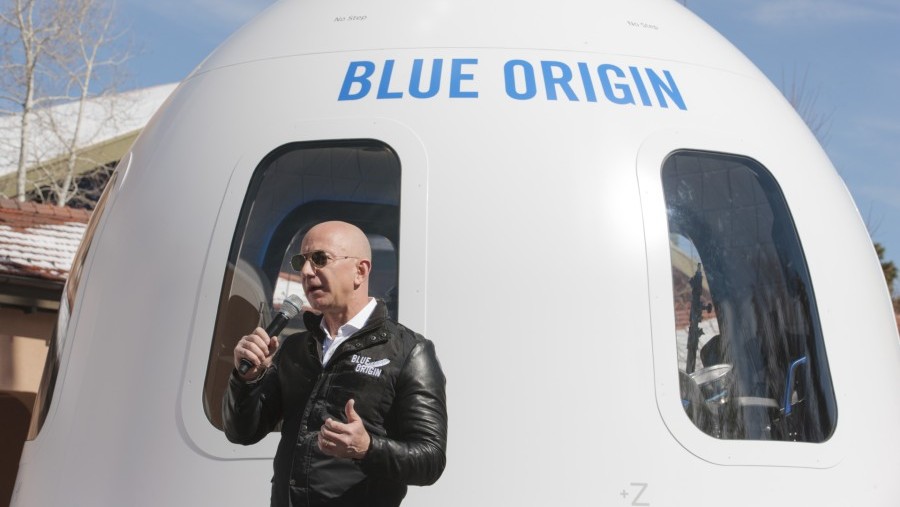 Bos Blue Origin Jeff Bezos. (Bloomberg)