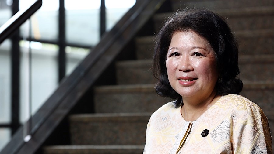 Mari Elka Pangestu di Nusa Dua, Bali, Indonesia, Senin, 7 Oktober 2013. (SeongJoon Cho/Bloomberg)