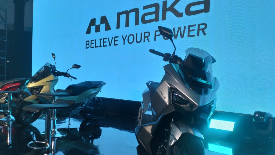 Maka Motors saat peluncuran produk terbaru di Jakarta, Rabu (15/1/2024).