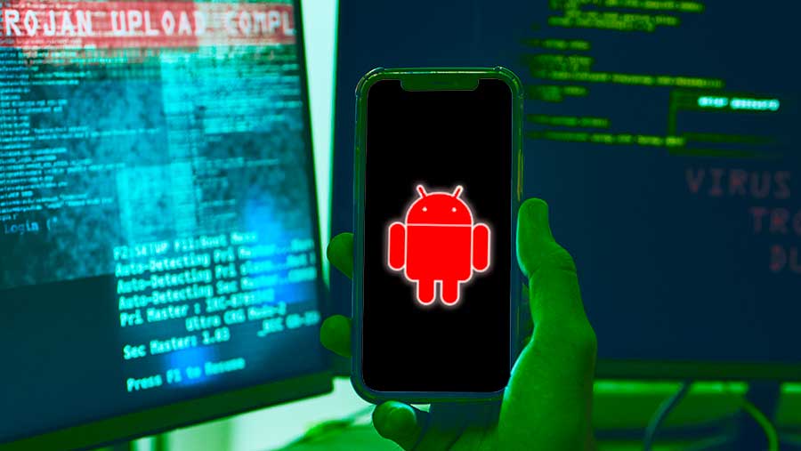 Ilustrasi Malware Android SpyLoan (Diolah)