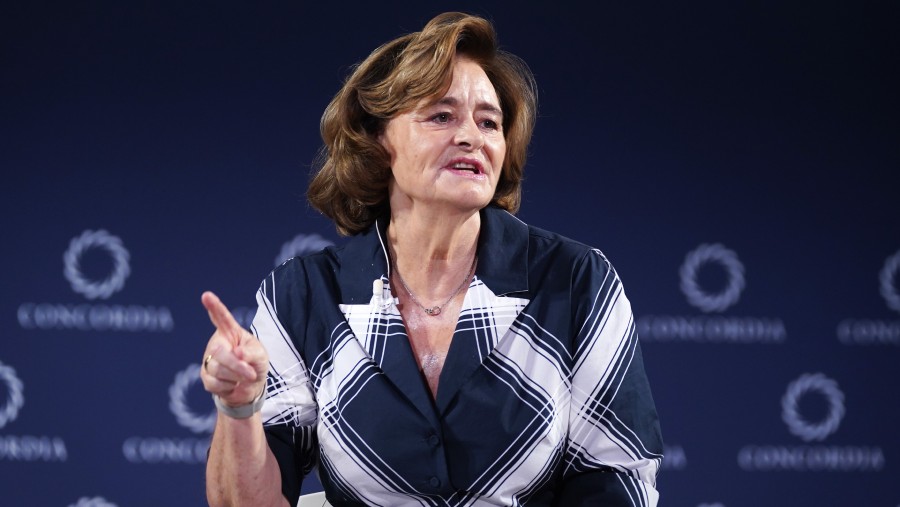 Cherie Blair. (Sumber: Bloomberg)