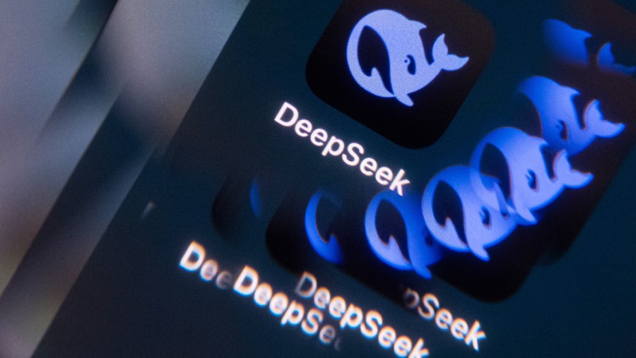 DeepSeek, startup pengembang teknologi AI asal China. (Bloomberg)