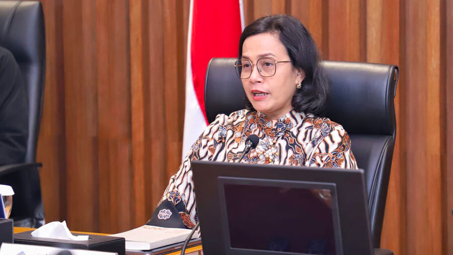 Menteri PANRB Rini Widyantini melakukan pertemuan dengan Menkeu Sri Mulyani Indrawati, di Kantor Direktorat Jenderal Anggaran (Dok.kar/HUMAS MENPANRB)