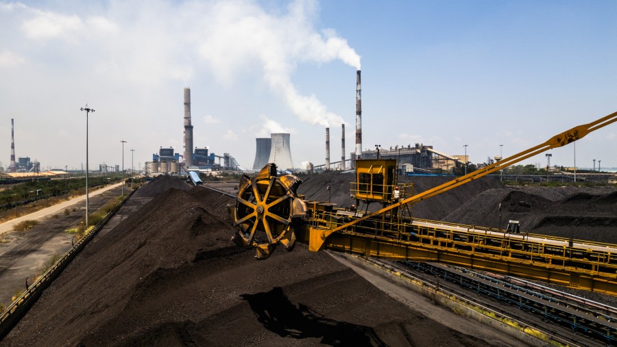 Coal stockpile./Bloomberg-Prashanth Vishwanathan