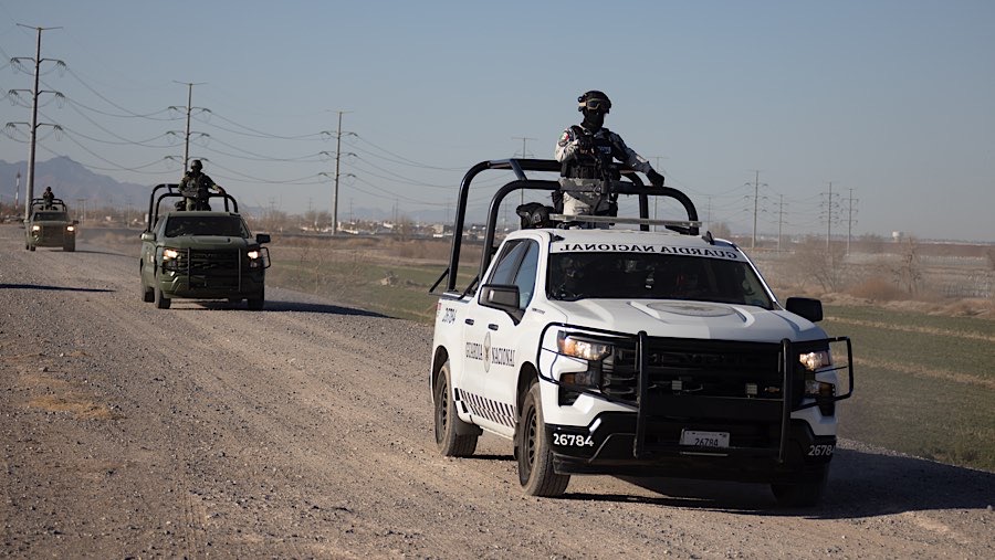 Sebagai bagian dari kesepakatan, AS juga berjanji untuk mencegah penyelundupan senjata berkekuatan tinggi ke Meksiko. (David Peinado/Bloomberg)