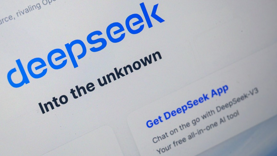 DeepSeek. (Bloomberg)