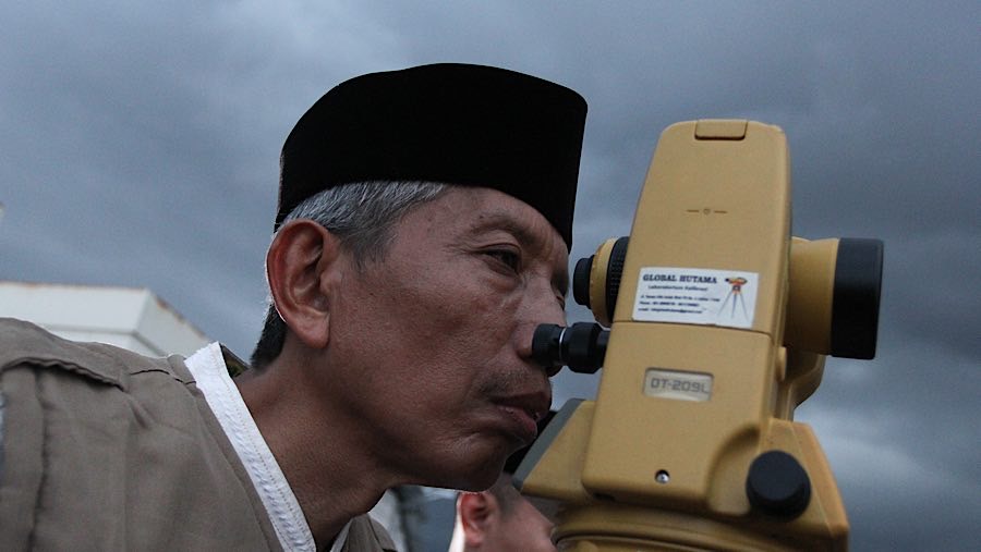Penetapan tersebut setelah hilal berhasil terlihat di Provinsi Aceh. (Bloomberg Technoz/Andrean Kristianto)