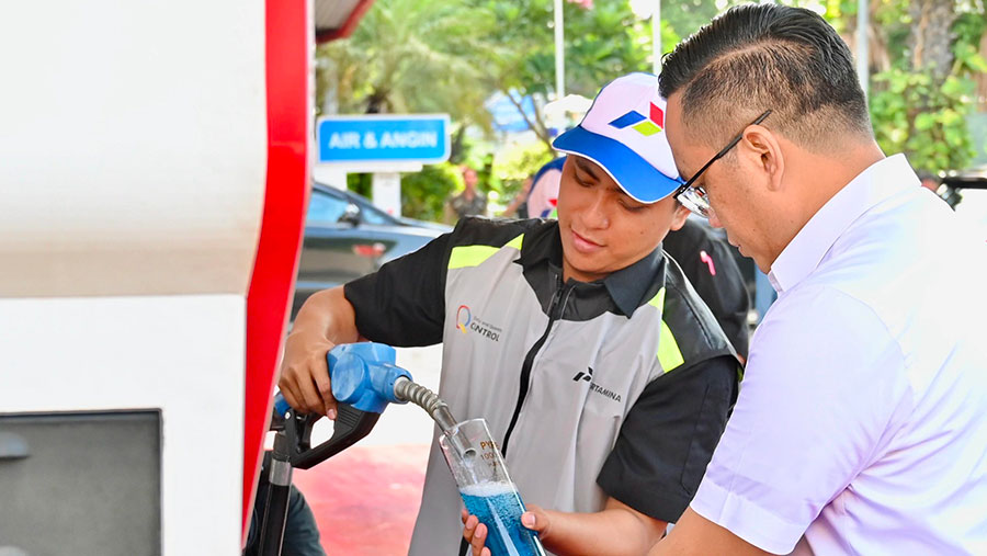 Dirut Pertamina Cek Langsung Kualitas BBM di SPBU (Dok. Pertamina)