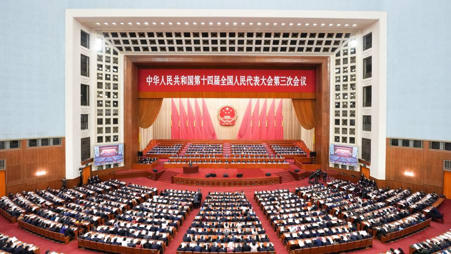 Kongres Rakyat Nasional (NPC) China. (Sumber: Bloomberg)