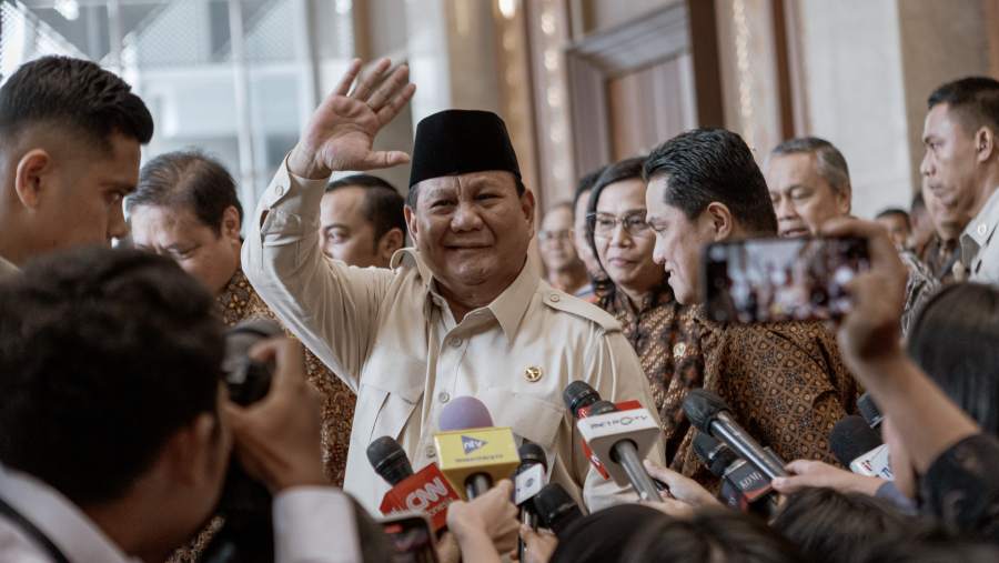 Presiden RI ke-8 Prabowo Subianto. (Dok: Bloomberg)