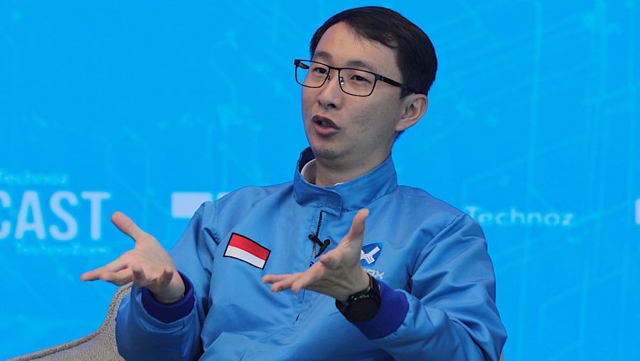 Chief Executive Officer Indodax, Oscar Darmawan. (Bloomberg Technoz/Andrean Kristianto)