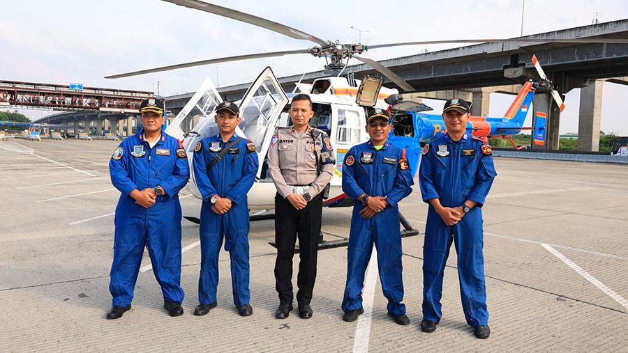 Ambulans Udara Disiagakan untuk Arus Mudik di Tol Trans Jawa (Dok. Humas Polri)