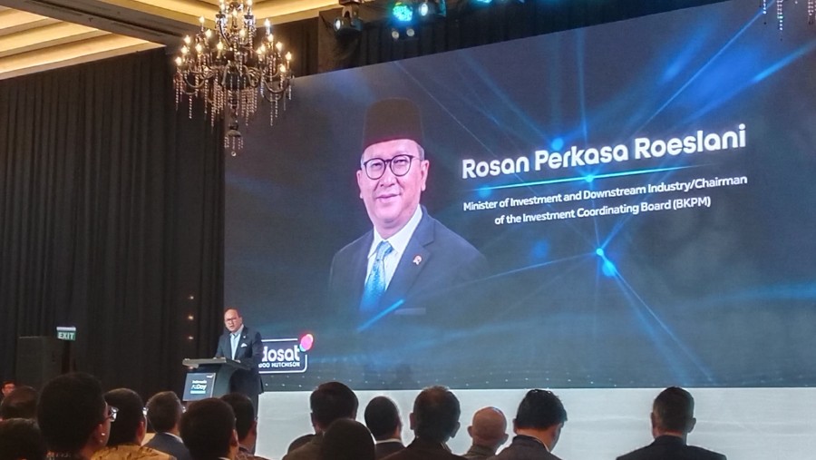 Rosan Roeslani, CEO Danantara-Menteri Investasi-Kepala BKPM. (Pramesti Regita Cindy/Bloomberg Technoz)