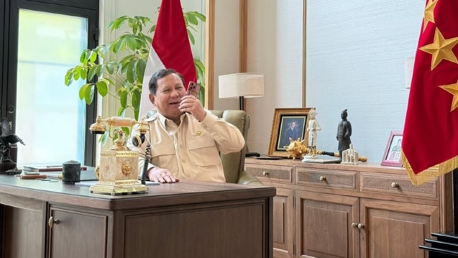 Presiden Prabowo memberi selamat PM Australia Anthony Albanese. (Instagram @prabowo)