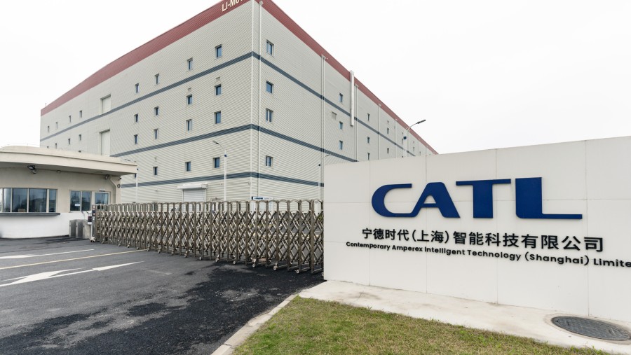 Fasilitas penelitian dan pengembangan Contemporary Amperex Technology Co. (CATL) di Shanghai, China./Bloomberg-Qilai Shen