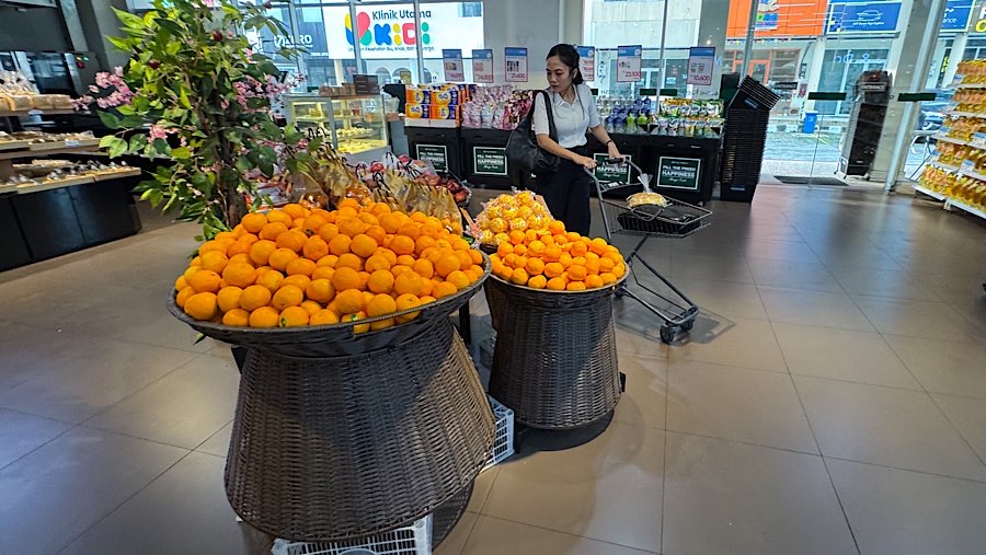 Penutupan GS Supermarket akan dilakukan pada 31 Mei 2025. (Bloomberg Technoz/Andrean Kristianto)