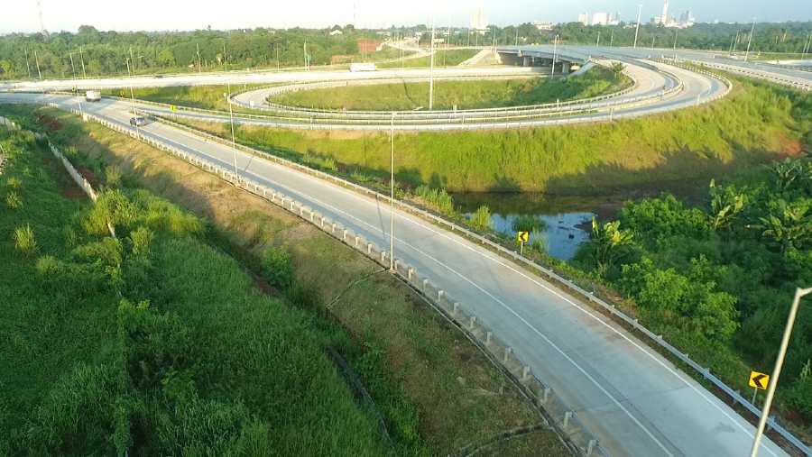 Tol Kunciran-Serpong. (Dok: PT Marga Trans Nusantara)