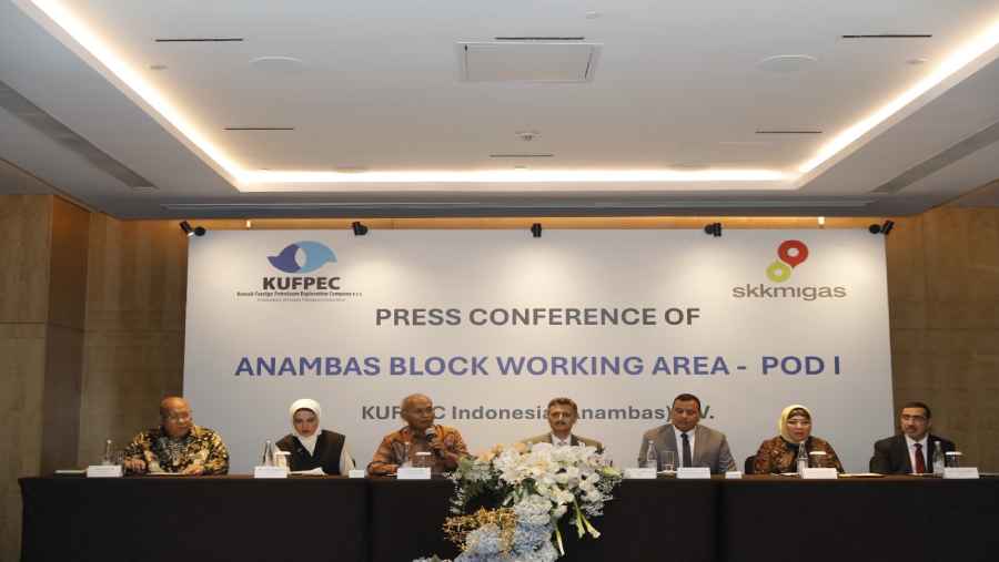 Kuwait Foreign Petroleum Exploration Company atau Kufpec mendapat persetujuan PoD Lapangan Anambas. (Dok: SKK Migas)

