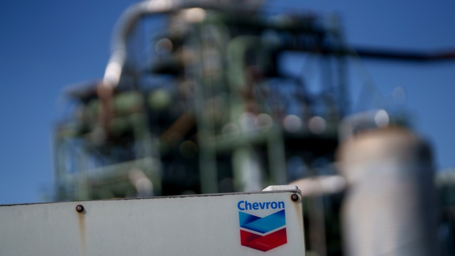 Kilang Chevron di El Segundo, California, AS./Bloomberg-Eric Thayer