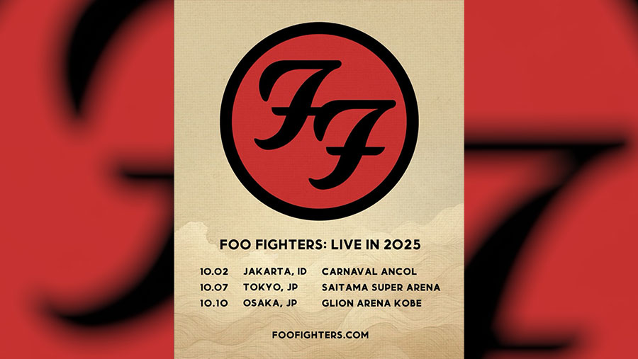Foo Fighters Gelar Konser di Jakarta (Dok. Instagram @foofighters)