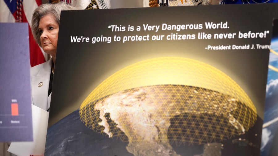 Golden Dome missile defense system. (Sumber: Bloomberg)