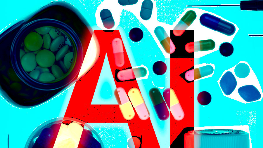 Ilustrasi Obat akan diproduksi AI (Diolah)