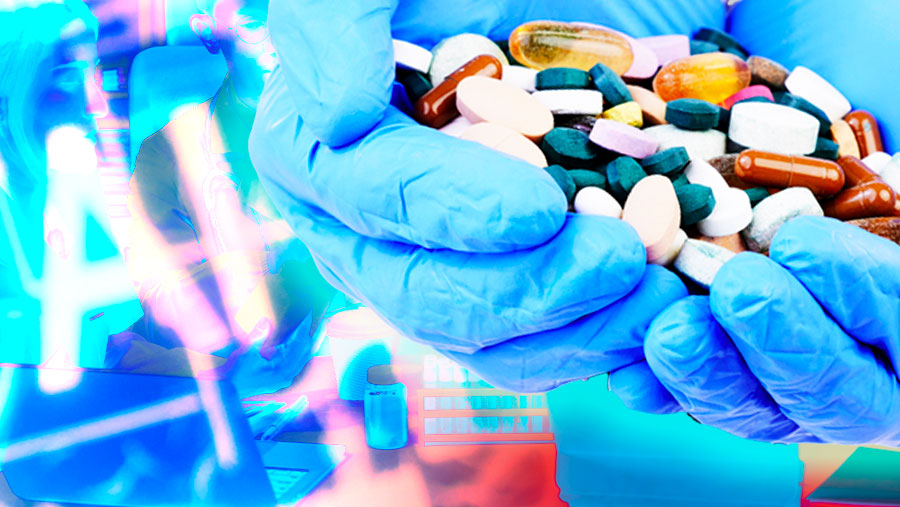 Ilustrasi Obat akan diproduksi AI (Diolah)