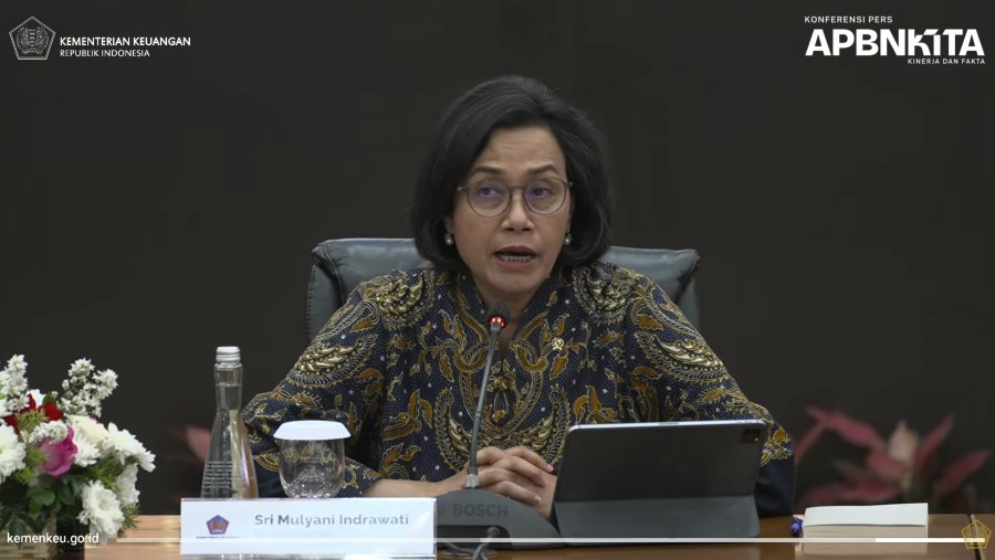 Menkeu Sri Mulyani. (Youtube/Kemenkeu)
