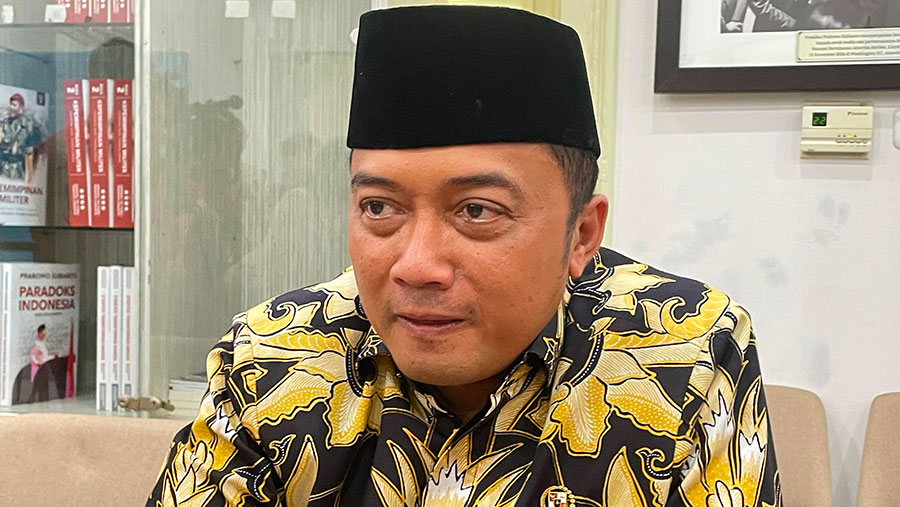 Menteri Sekretaris Negara Prasetyo Hadi (Bloomberg Technoz/Azura Yumna)