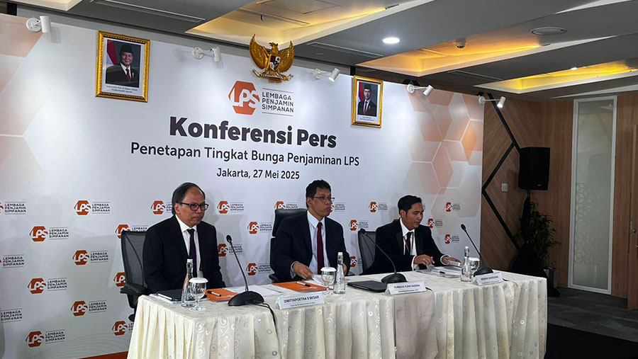 Konferensi Pers LPS, 27 Mei 2025 (Bloomberg Technoz/Melinda)